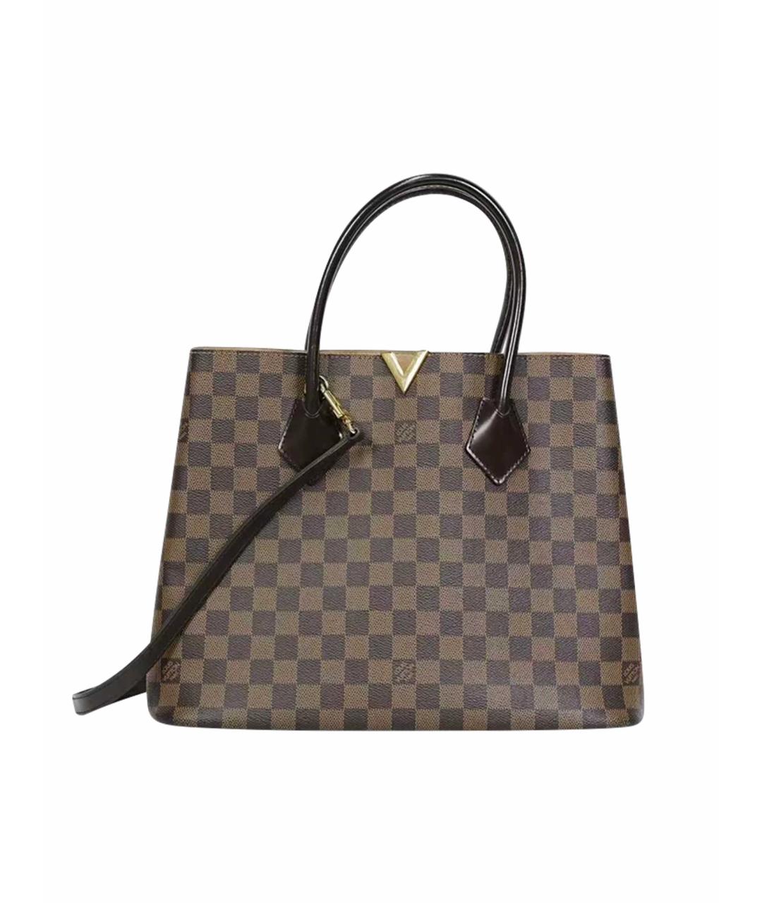 LOUIS VUITTON Коричневая сумка с короткими ручками, фото 1