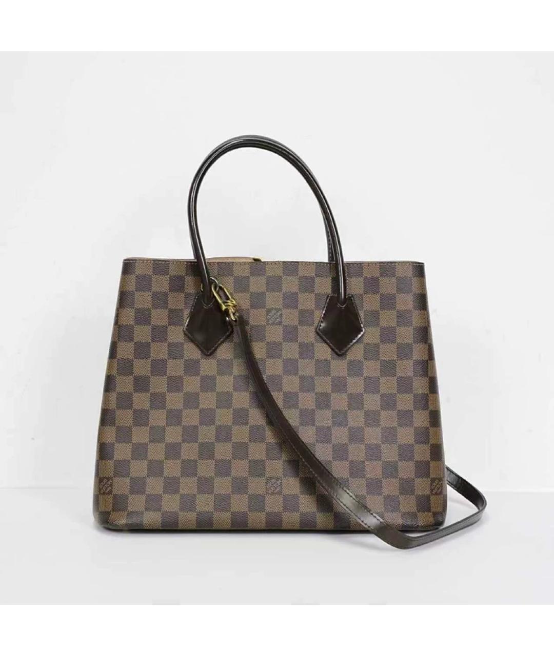 LOUIS VUITTON Коричневая сумка с короткими ручками, фото 5