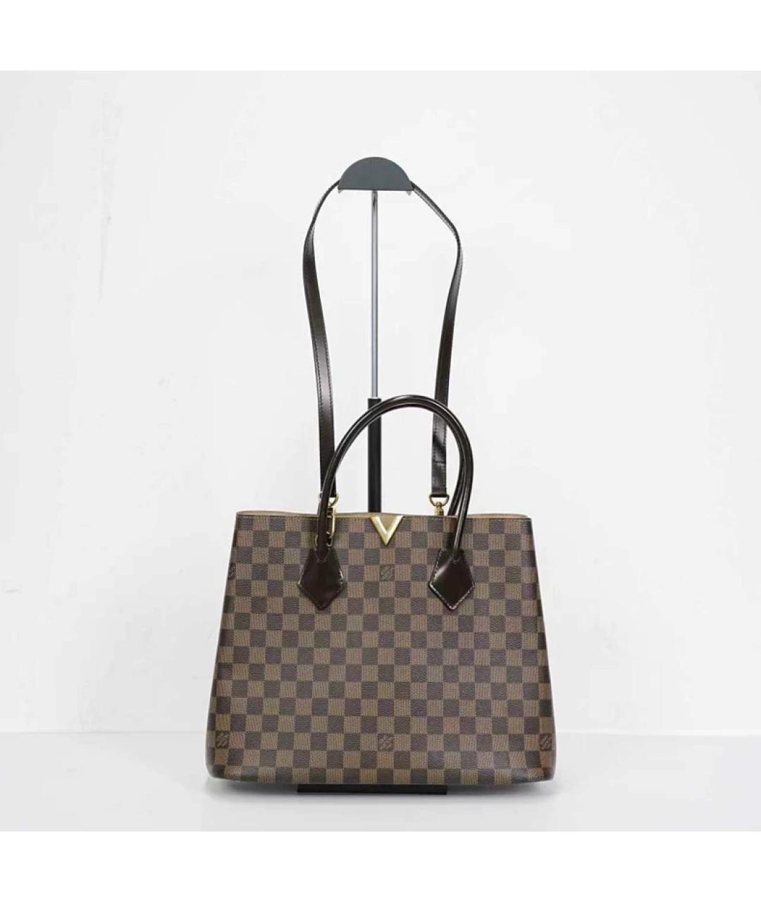 LOUIS VUITTON Коричневая сумка с короткими ручками, фото 7