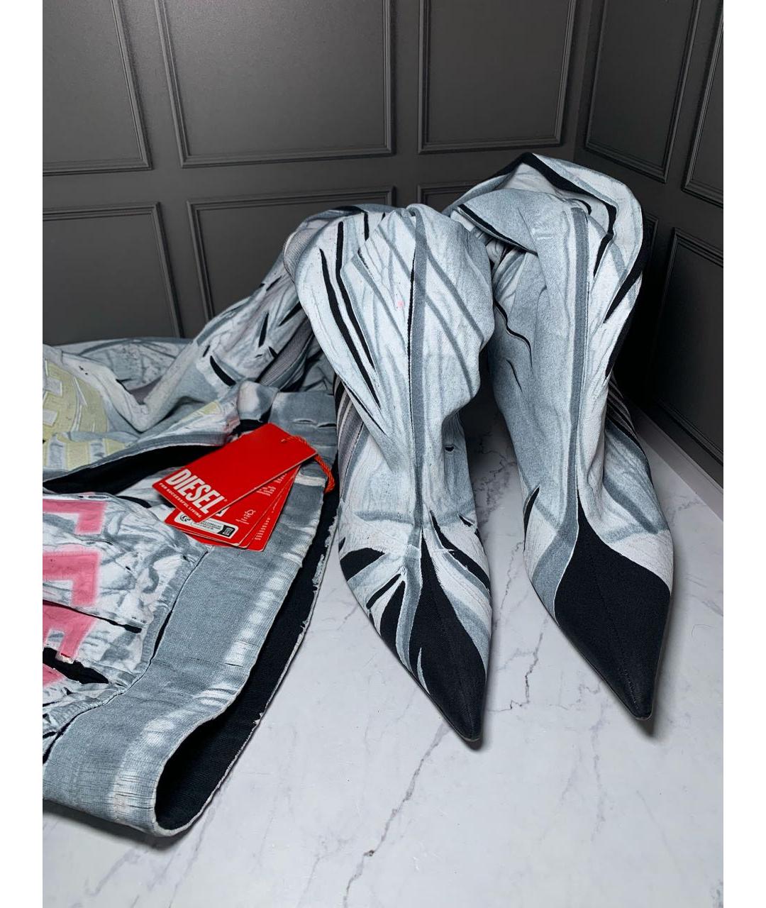 DIESEL Мульти ботфорты, фото 5