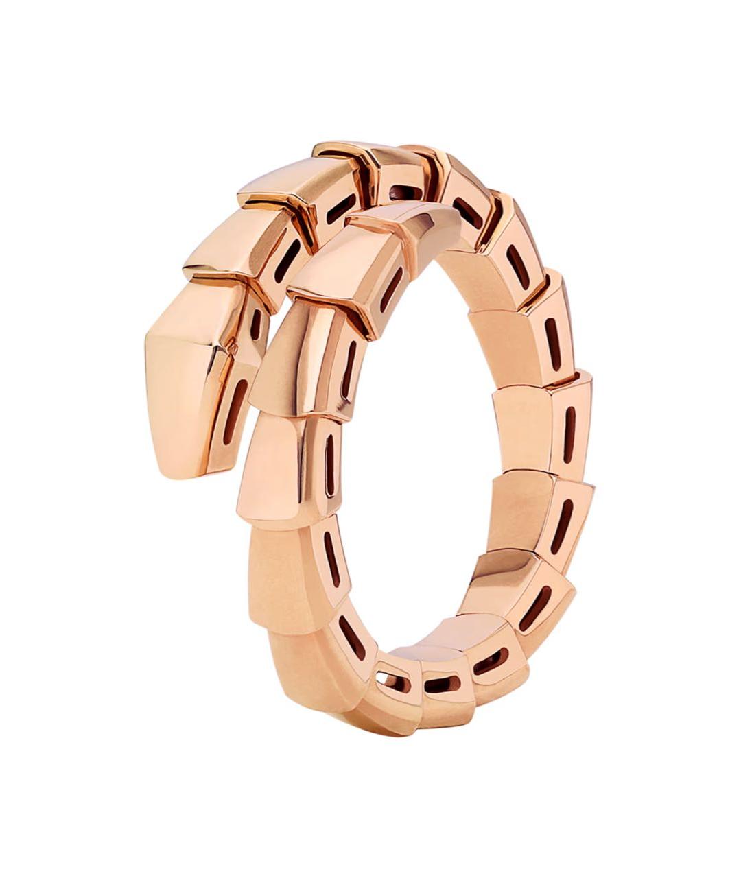 BVLGARI Бежевое кольцо из розового золота, фото 3