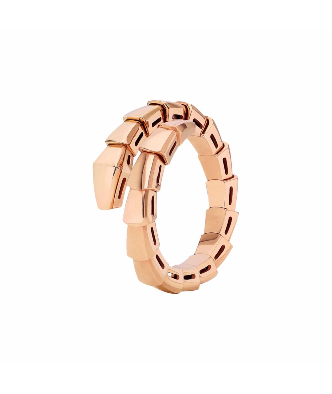 BVLGARI Бежевое кольцо из розового золота, фото 1