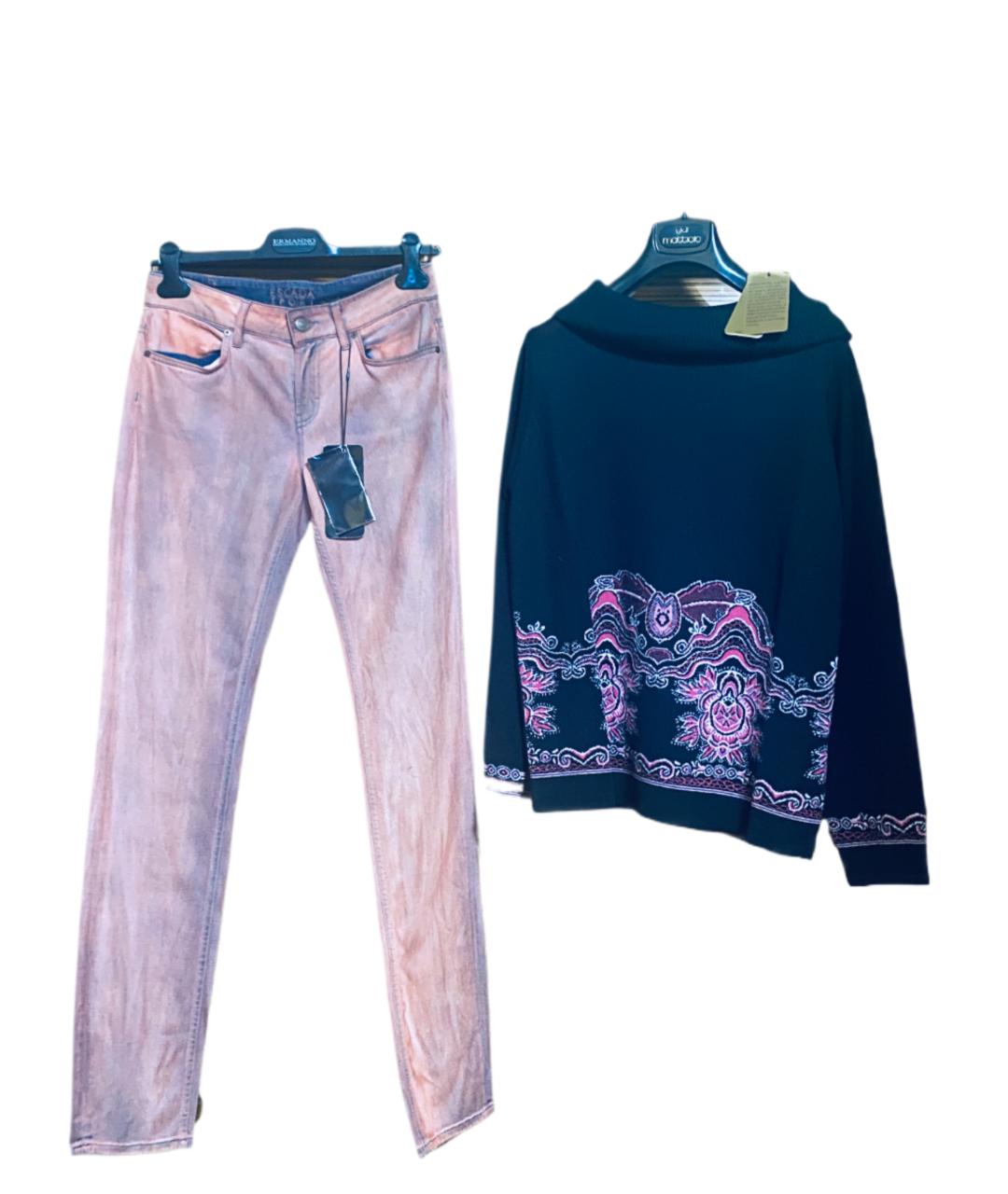 ESCADA Мульти хлопко-эластановый костюм с брюками, фото 7