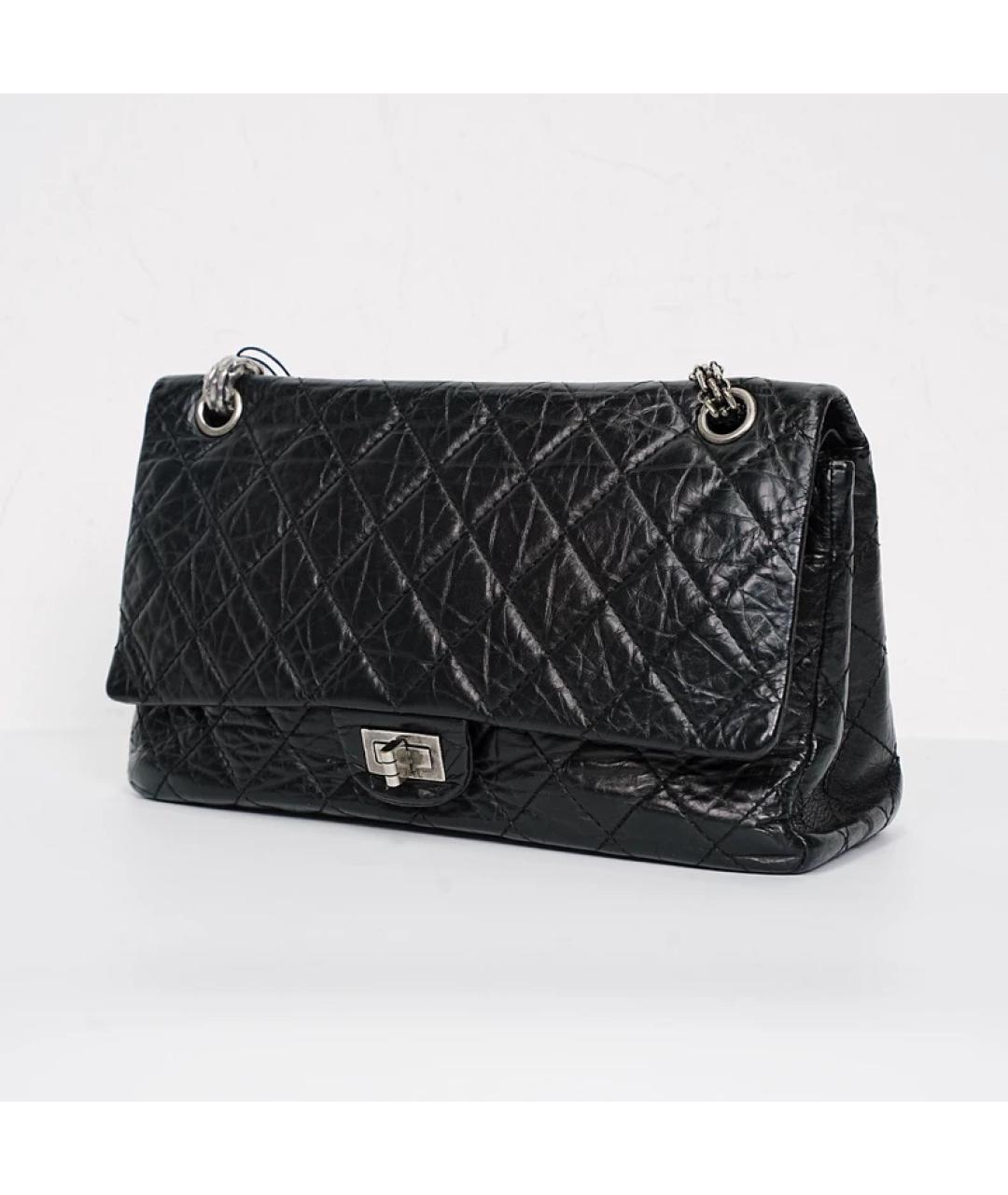 CHANEL Черная кожаная сумка через плечо, фото 5