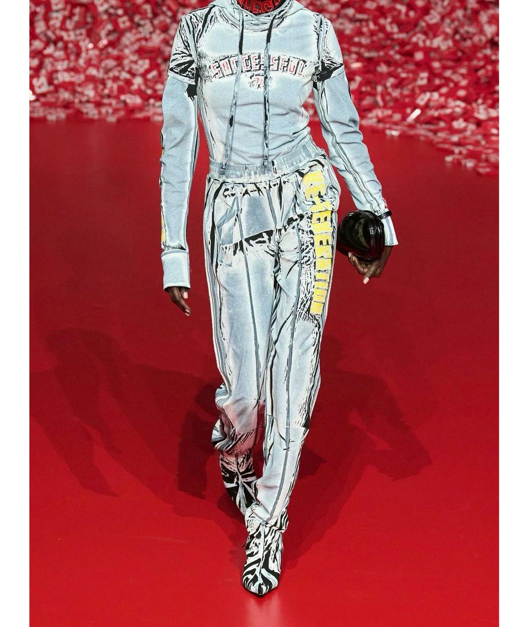 DIESEL Мульти хлопковые прямые джинсы, фото 2