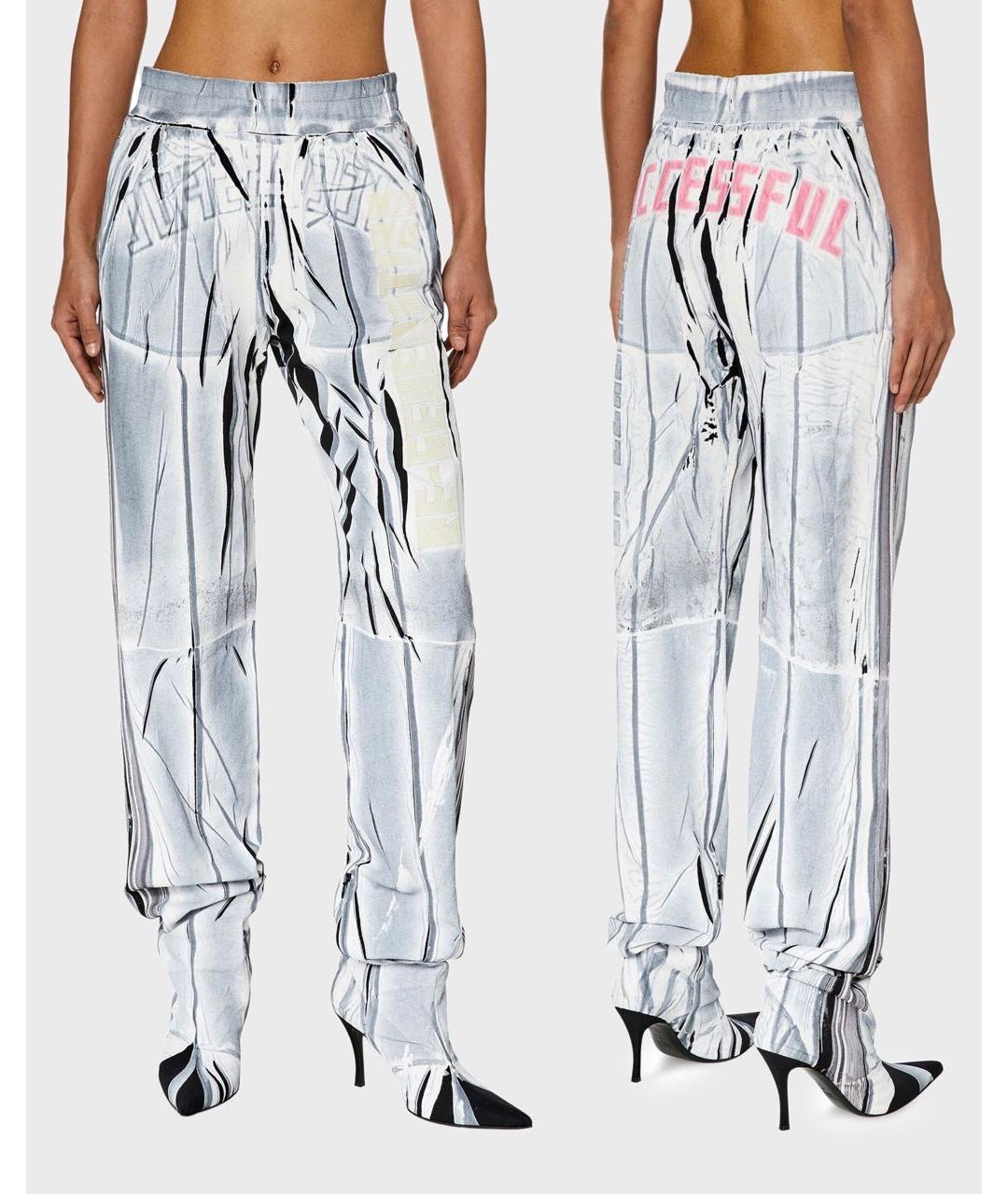 DIESEL Мульти хлопковые прямые джинсы, фото 3