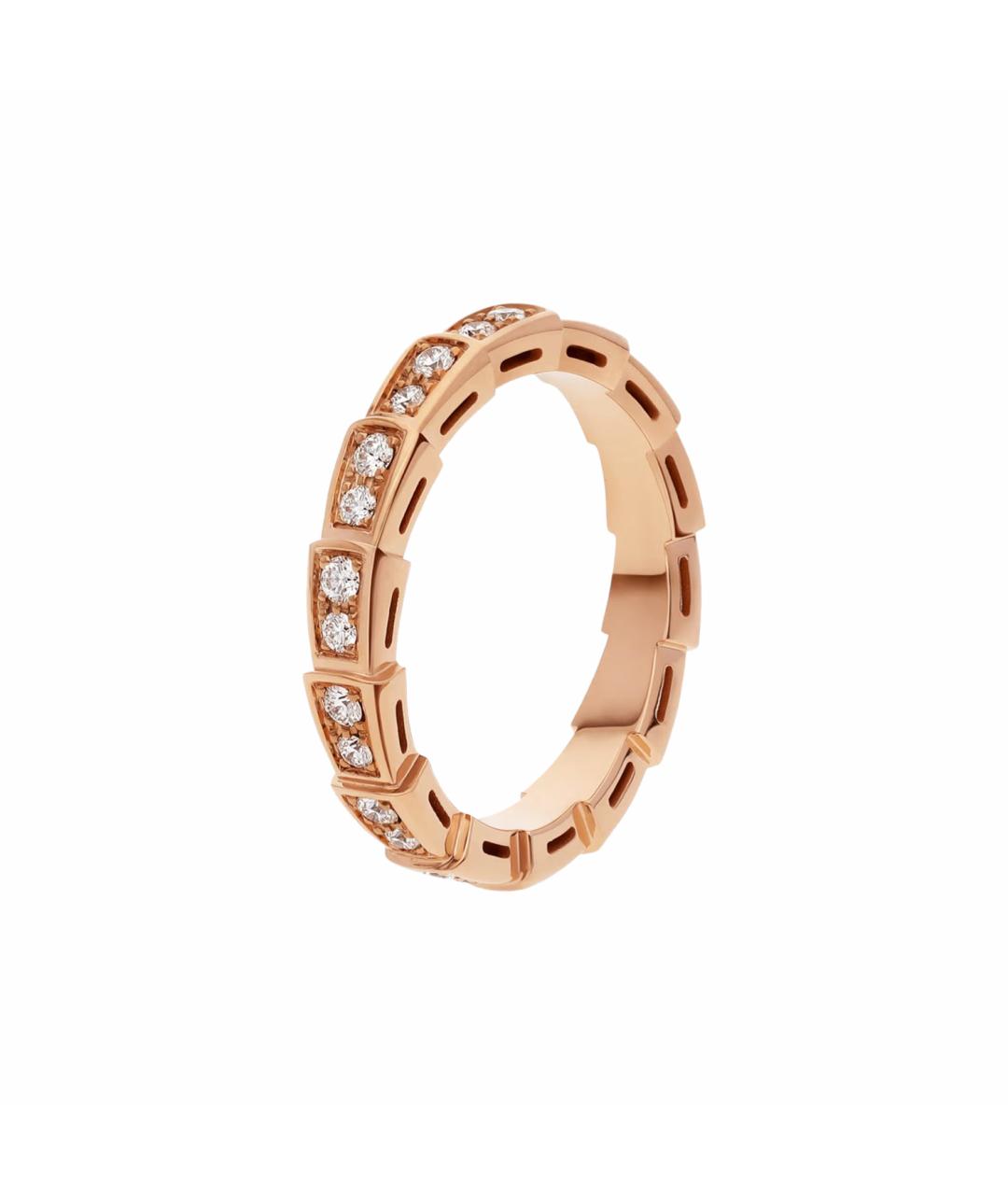 BVLGARI Бежевое кольцо из розового золота, фото 1