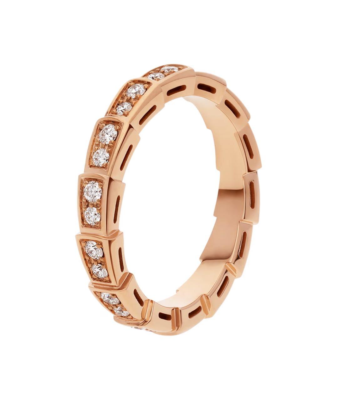BVLGARI Бежевое кольцо из розового золота, фото 3