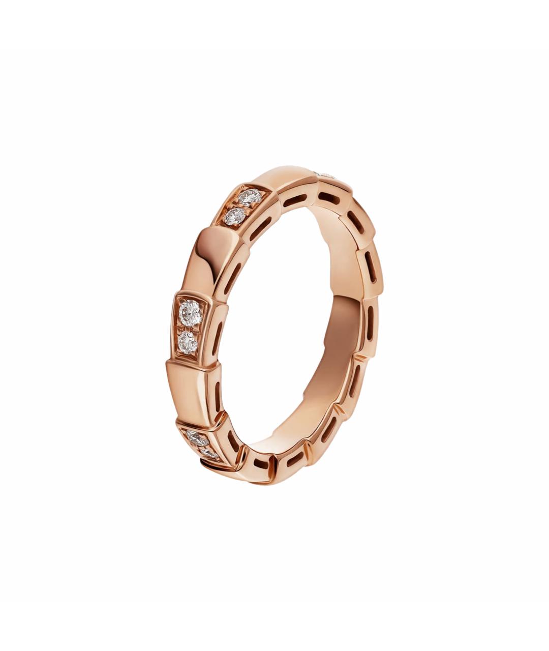 BVLGARI Бежевое кольцо из розового золота, фото 1