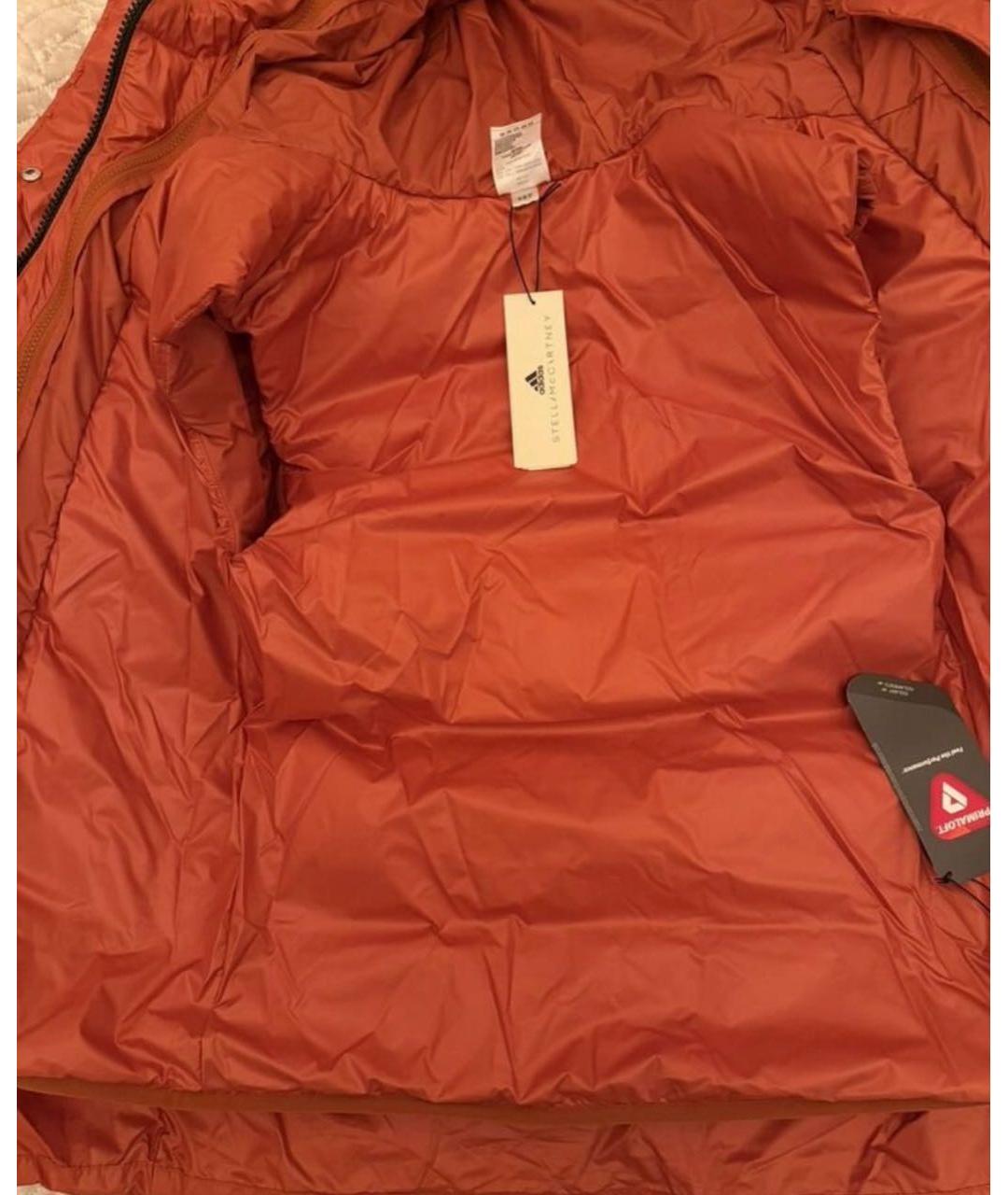 ADIDAS BY STELLA MCCARTNEY Оранжевая полиэстеровая куртка, фото 4