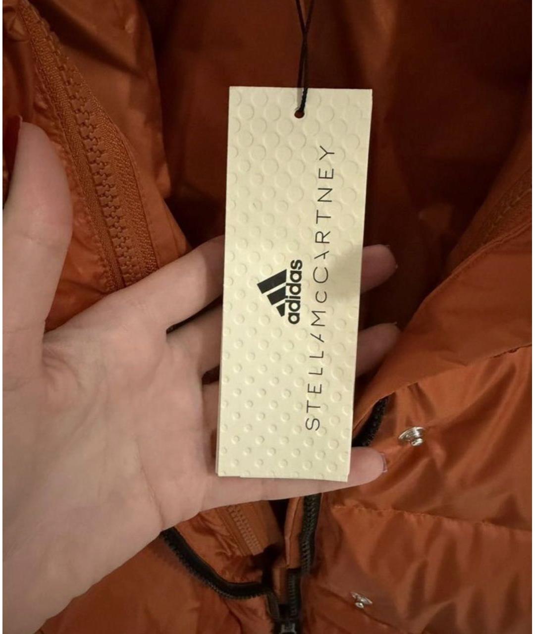 ADIDAS BY STELLA MCCARTNEY Оранжевая полиэстеровая куртка, фото 6