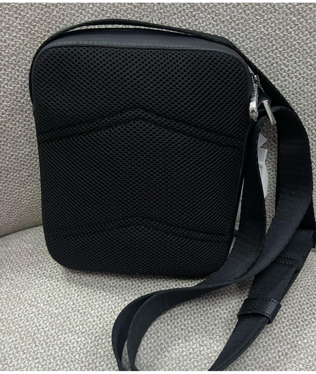 CALVIN KLEIN Черная сумка на плечо, фото 3