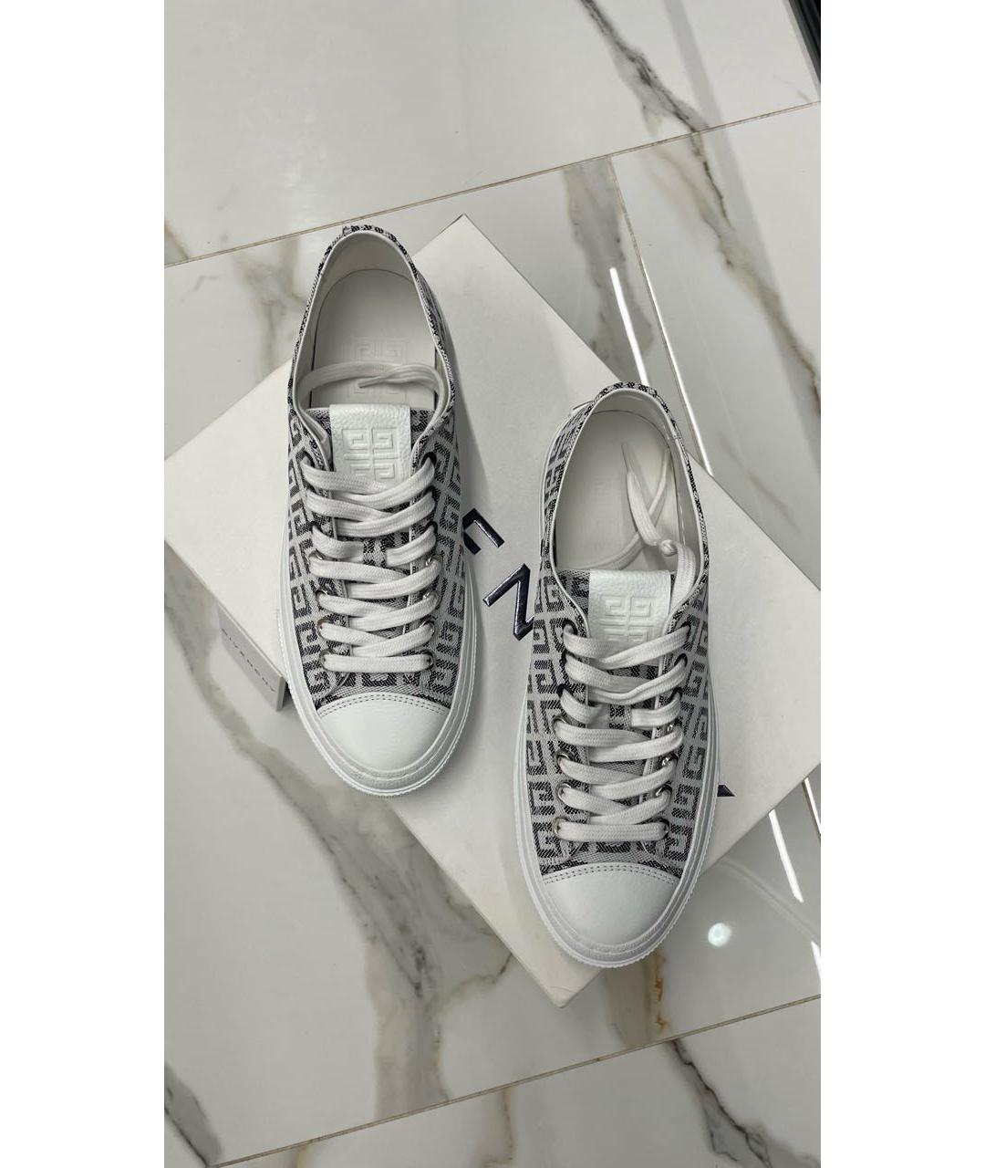 GIVENCHY Серые текстильные кеды, фото 2