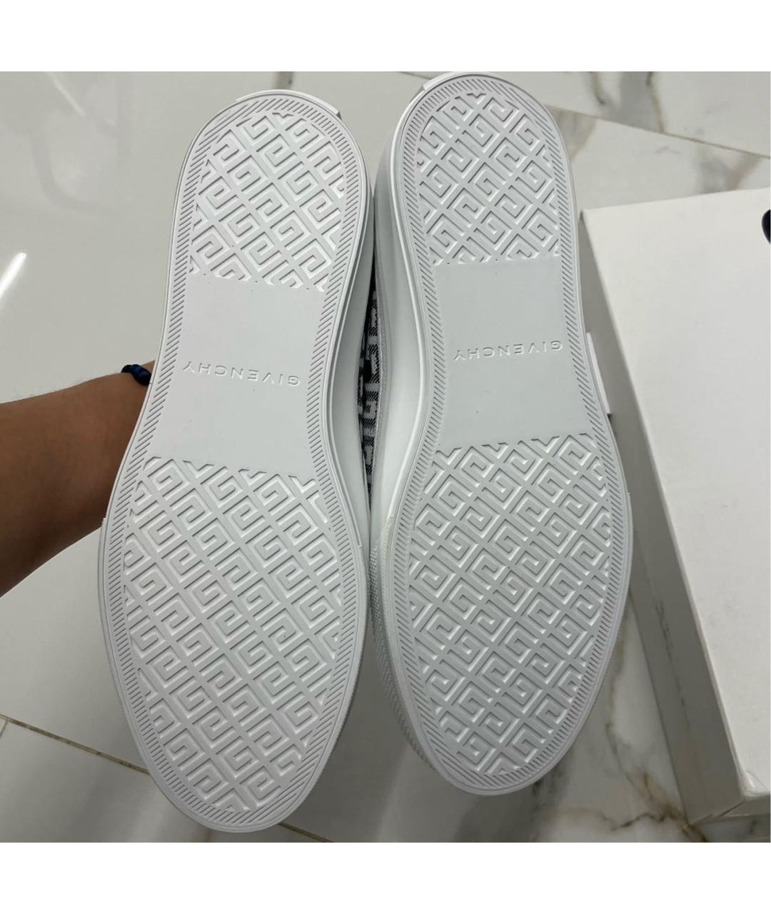 GIVENCHY Серые текстильные кеды, фото 5