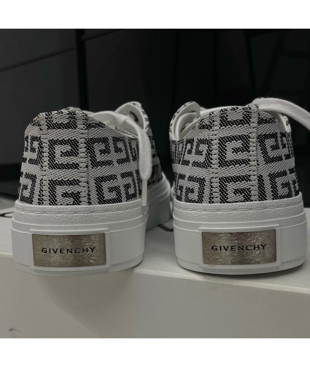GIVENCHY Серые текстильные кеды, фото 4