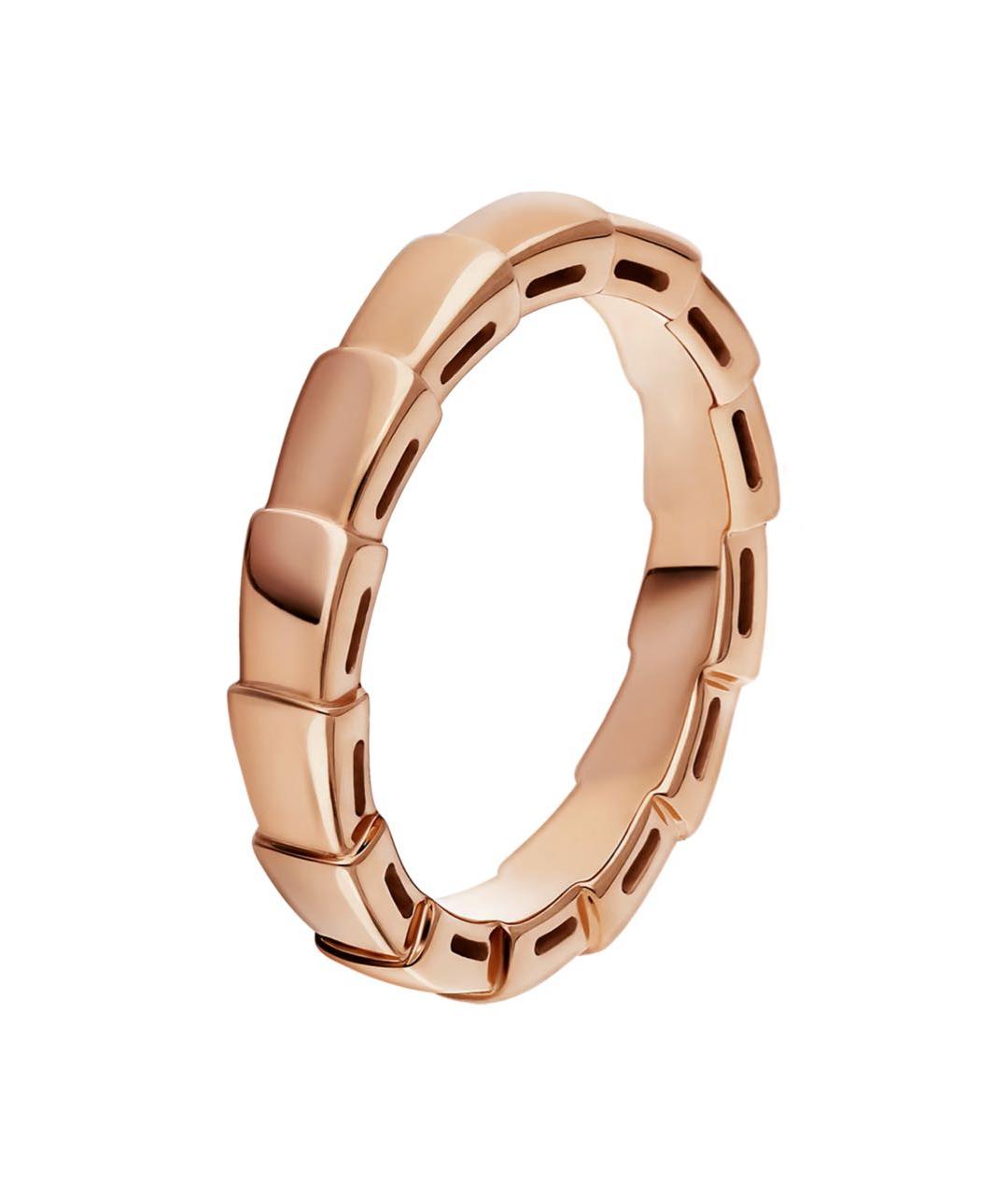 BVLGARI Бежевое кольцо из розового золота, фото 3