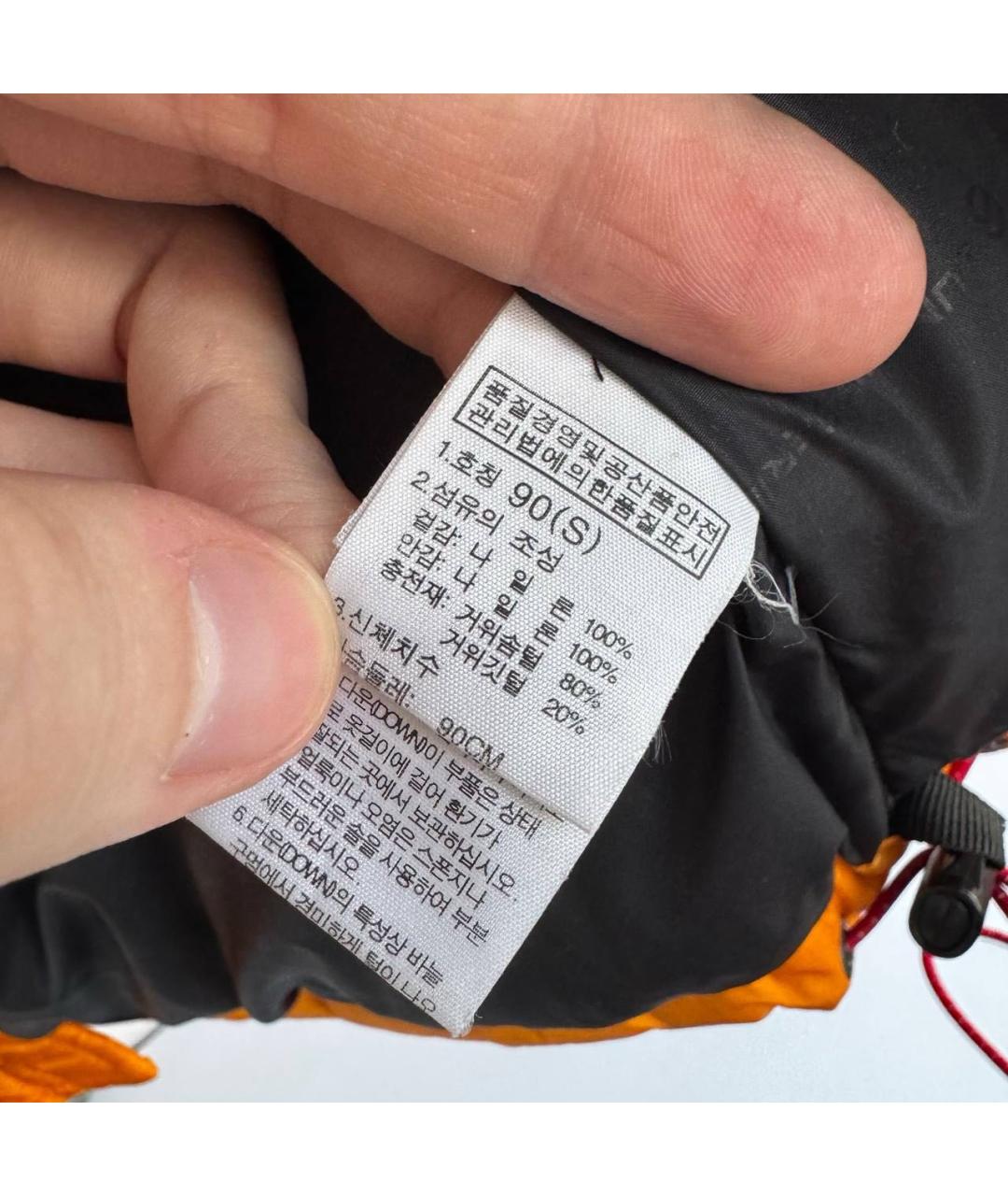 THE NORTH FACE Желтый полиэстеровый пуховик, фото 5