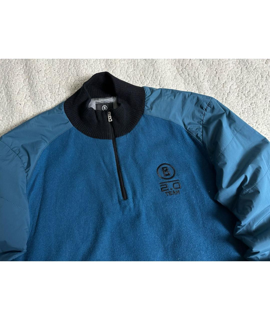 BOGNER Синий шерстяной джемпер / свитер, фото 2