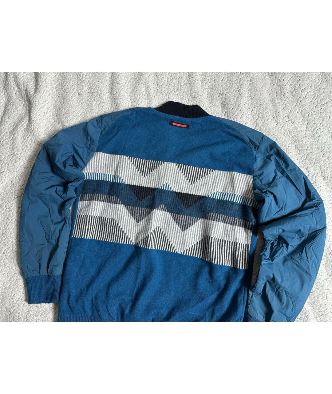 BOGNER Синий шерстяной джемпер / свитер, фото 6