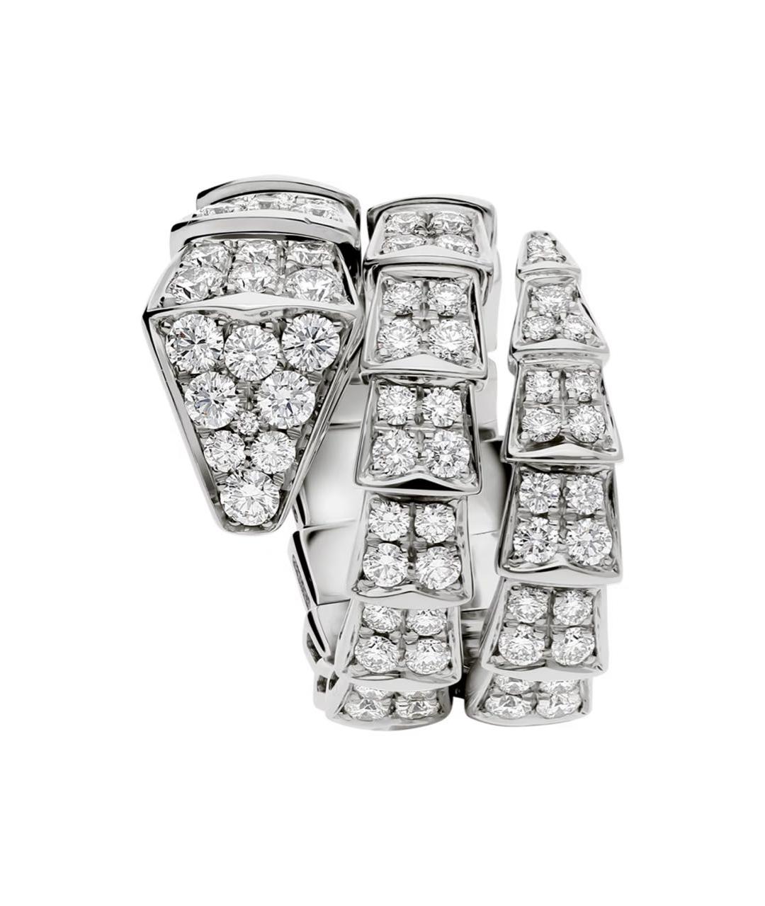 BVLGARI Серебряное кольцо из белого золота, фото 2