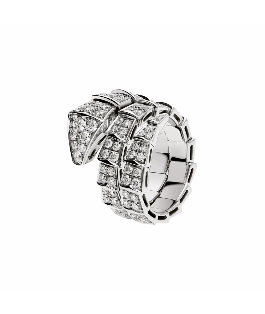 BVLGARI Серебряное кольцо из белого золота, фото 1