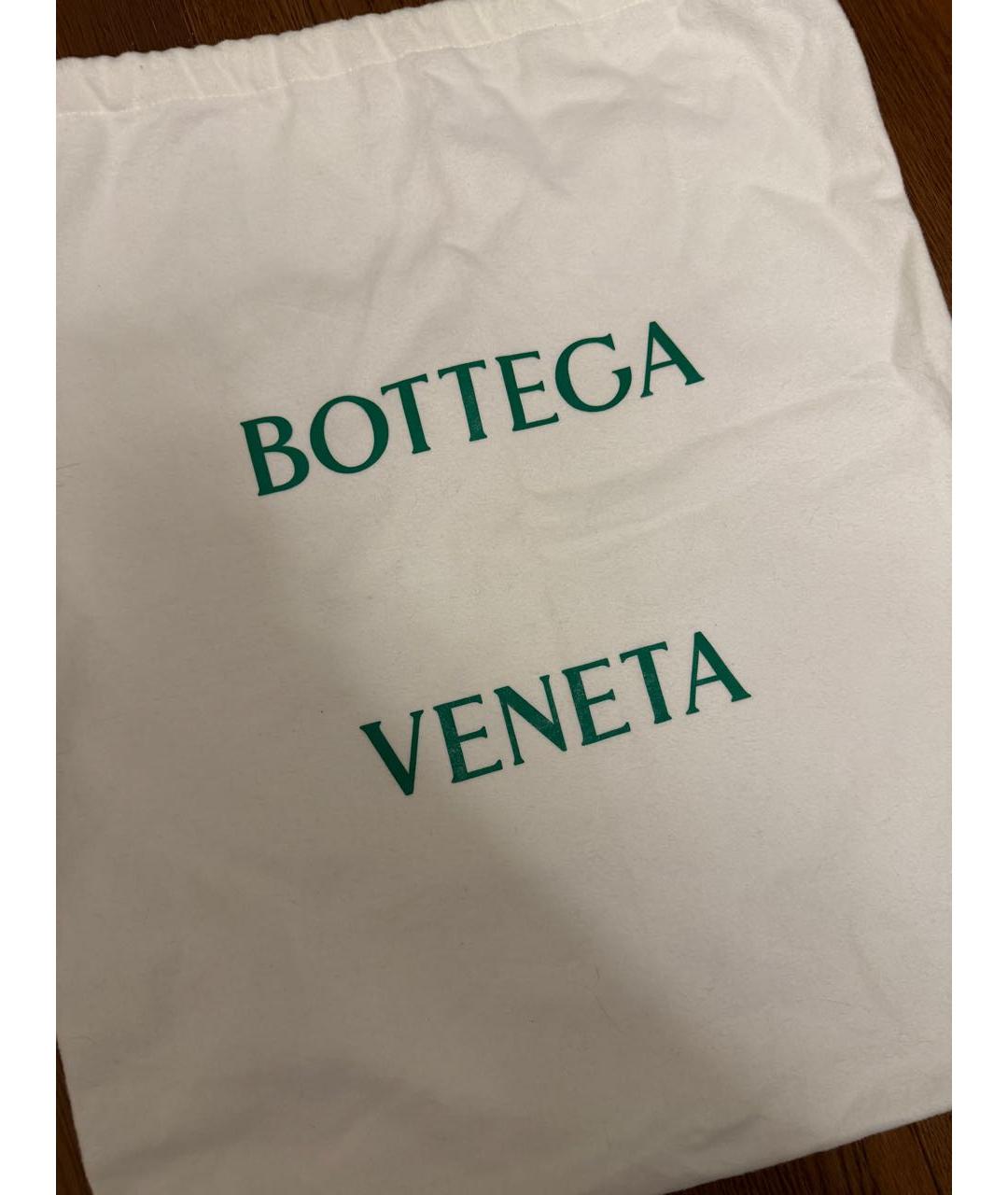 BOTTEGA VENETA Зеленая кожаная поясная сумка, фото 5
