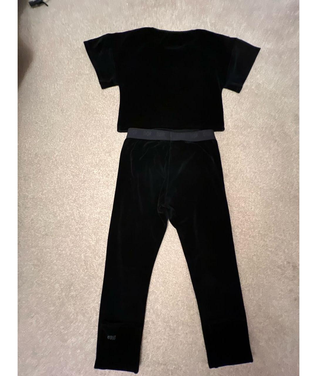 CHRISTIAN DIOR Черный хлопковый комплект, фото 2