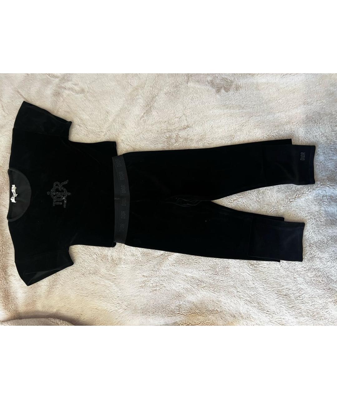 CHRISTIAN DIOR Черный хлопковый комплект, фото 6
