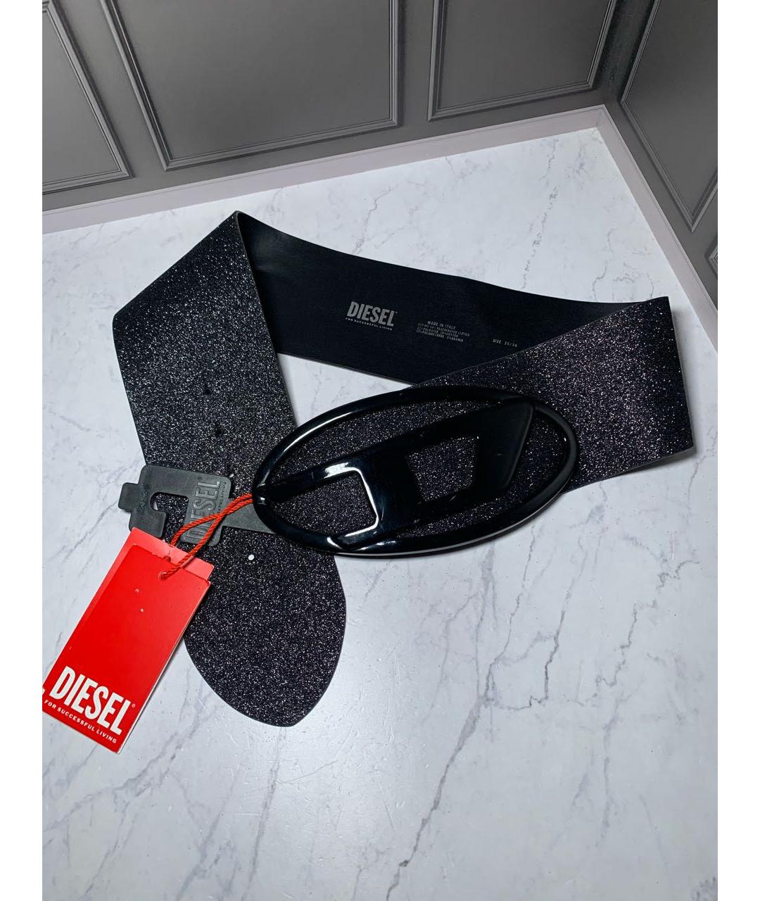 DIESEL Черный ремень, фото 3