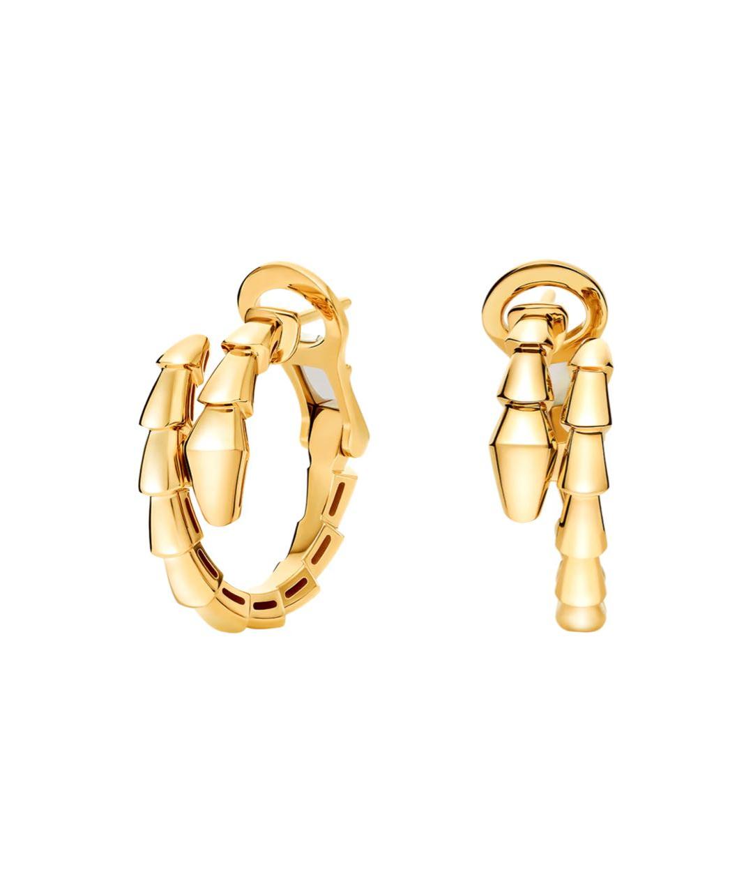 BVLGARI Желтые серьги из желтого золота, фото 3