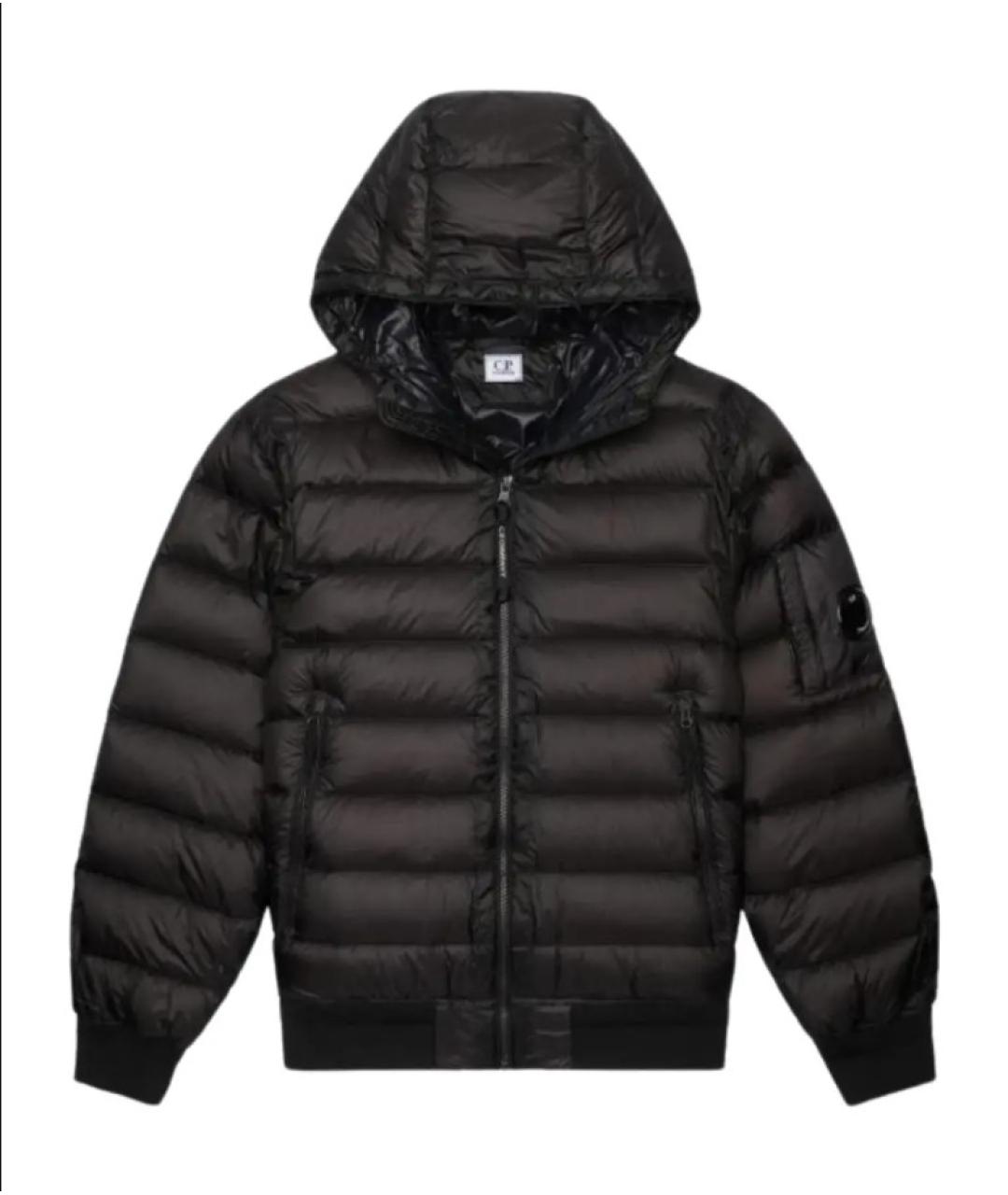 CP COMPANY Черный полиамидовый пуховик, фото 9
