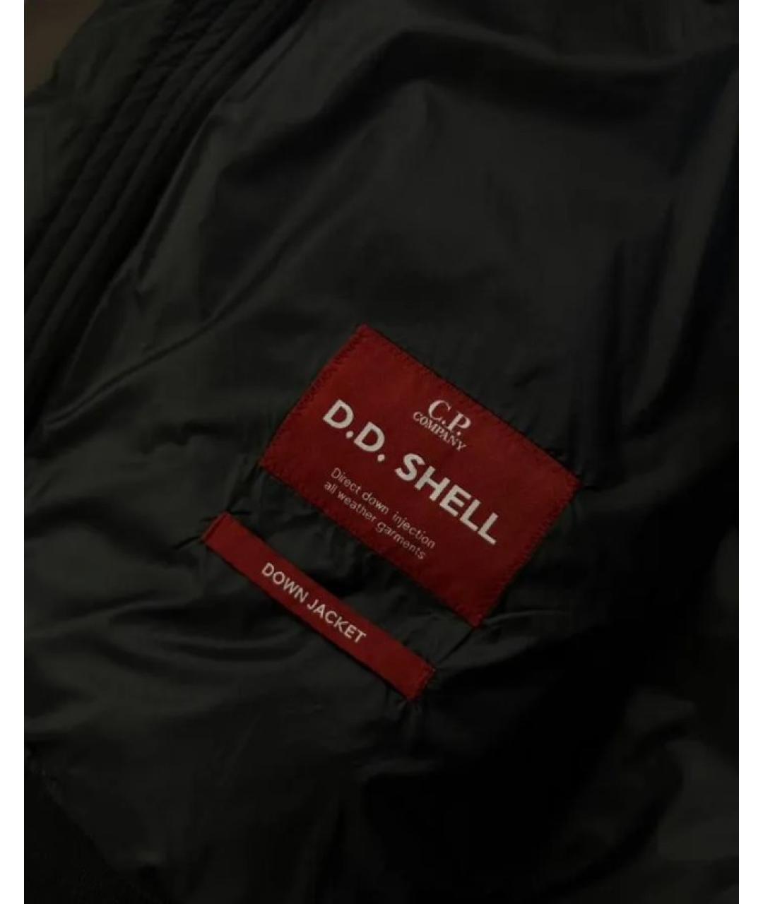CP COMPANY Черный полиамидовый пуховик, фото 6
