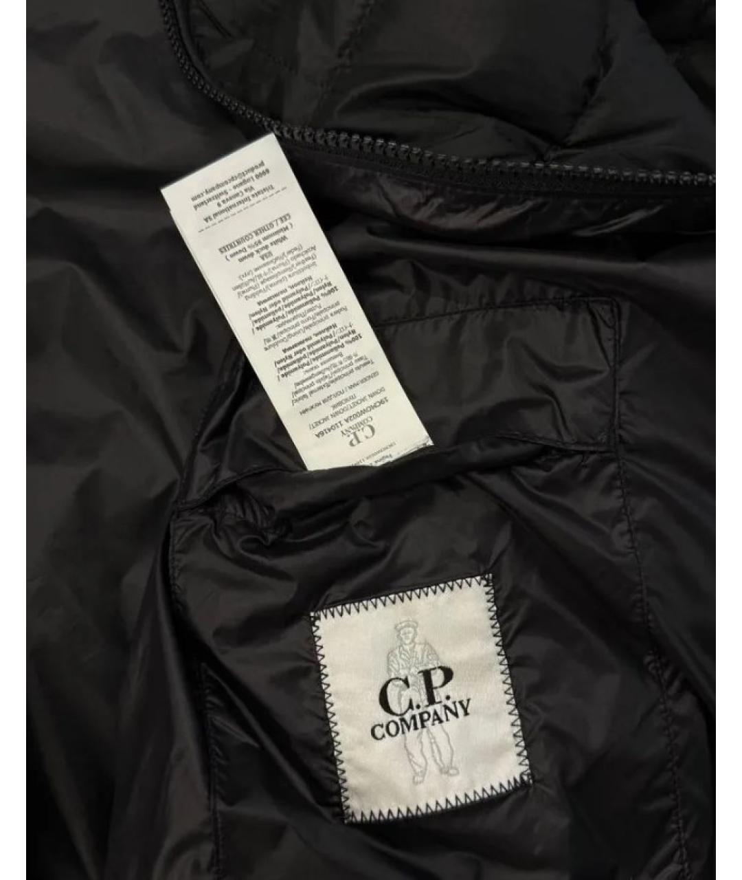 CP COMPANY Черный полиамидовый пуховик, фото 7