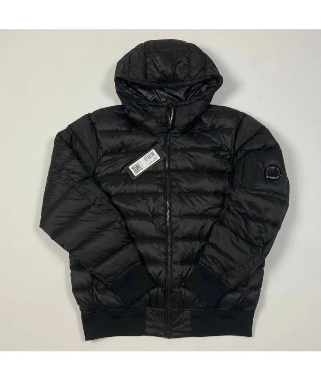 CP COMPANY Черный полиамидовый пуховик, фото 5