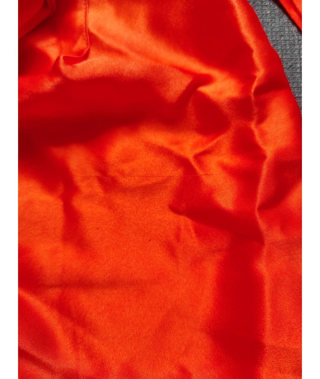 SALVATORE FERRAGAMO Красная шелковая юбка миди, фото 8