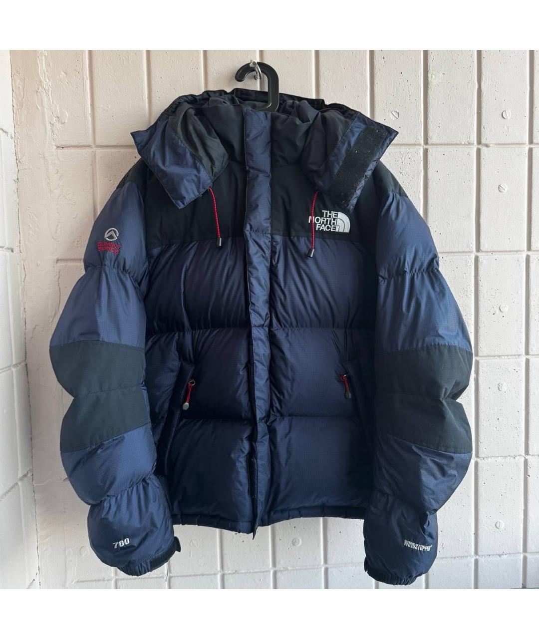 THE NORTH FACE Темно-синий полиэстеровый пуховик, фото 6
