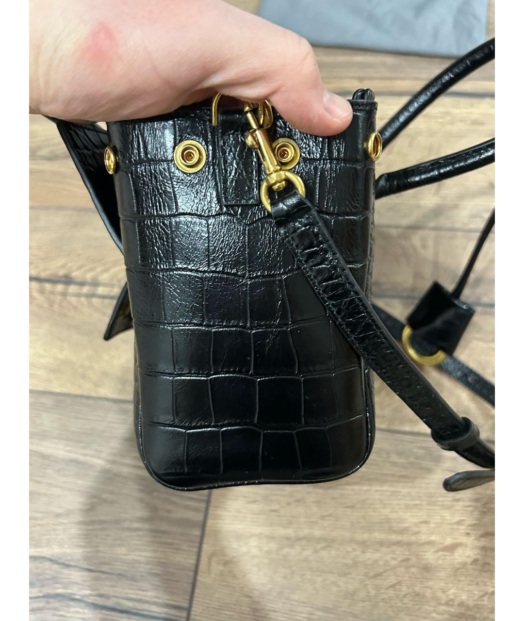 BALENCIAGA Черная сумка через плечо, фото 6