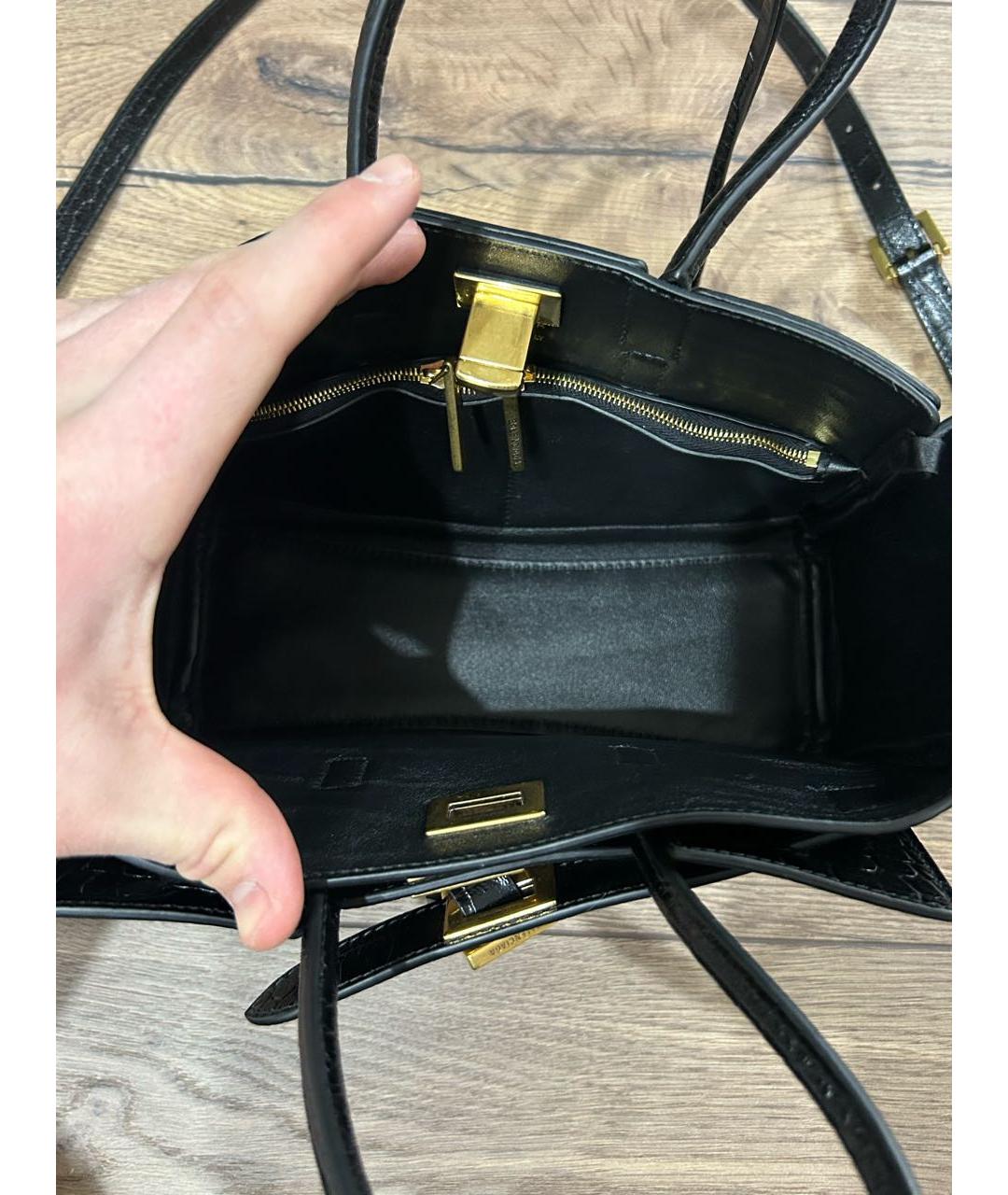 BALENCIAGA Черная сумка через плечо, фото 3