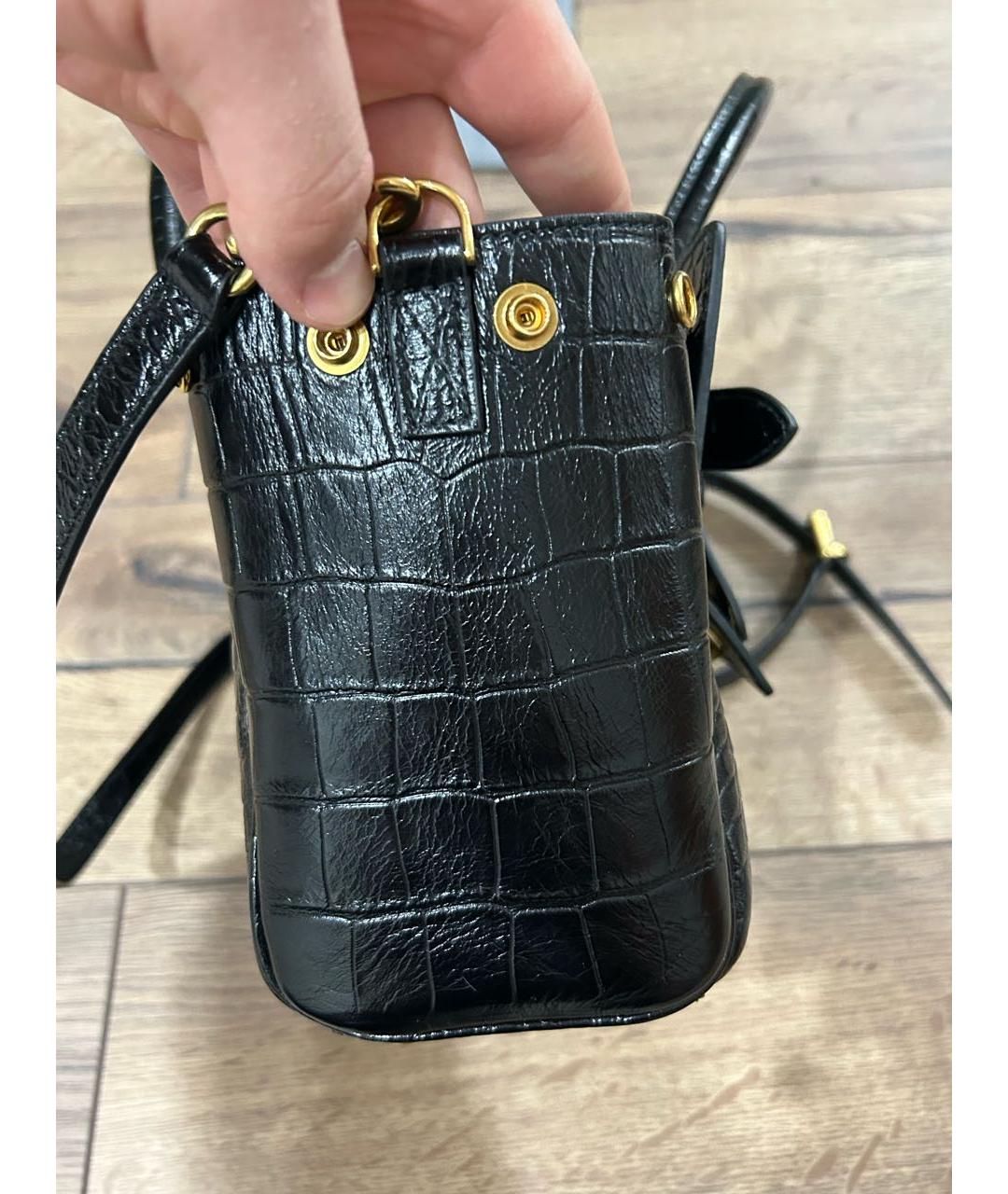 BALENCIAGA Черная сумка через плечо, фото 5