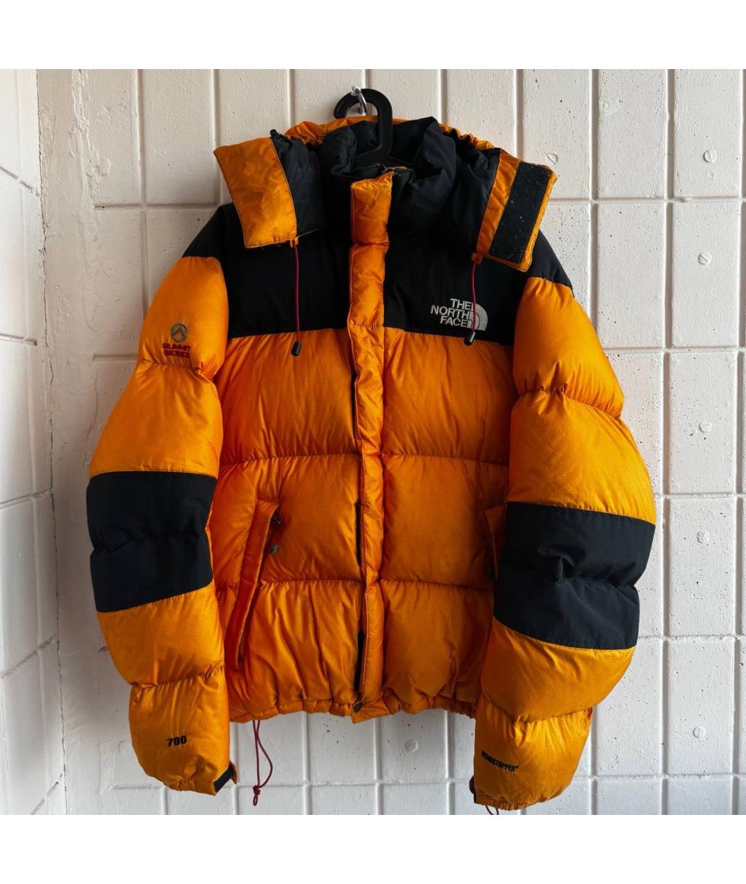 THE NORTH FACE Желтый полиэстеровый пуховик, фото 6