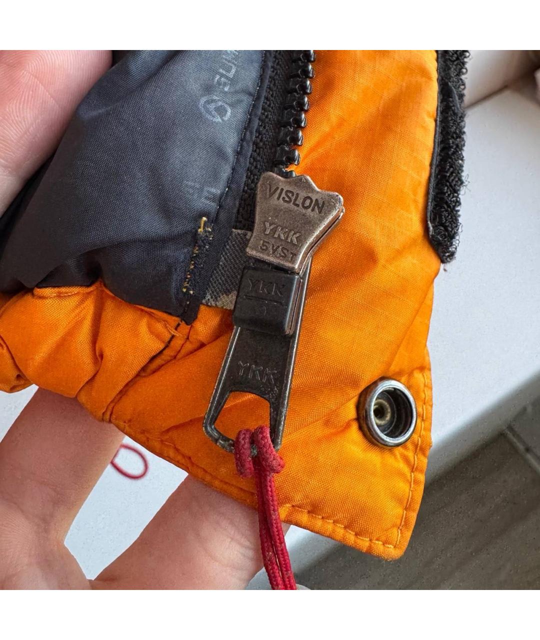 THE NORTH FACE Желтый полиэстеровый пуховик, фото 4