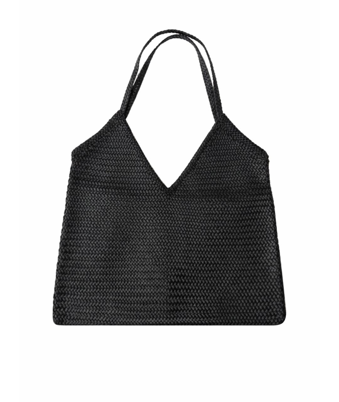 Dragon Diffusion Черная кожаная сумка тоут, фото 1