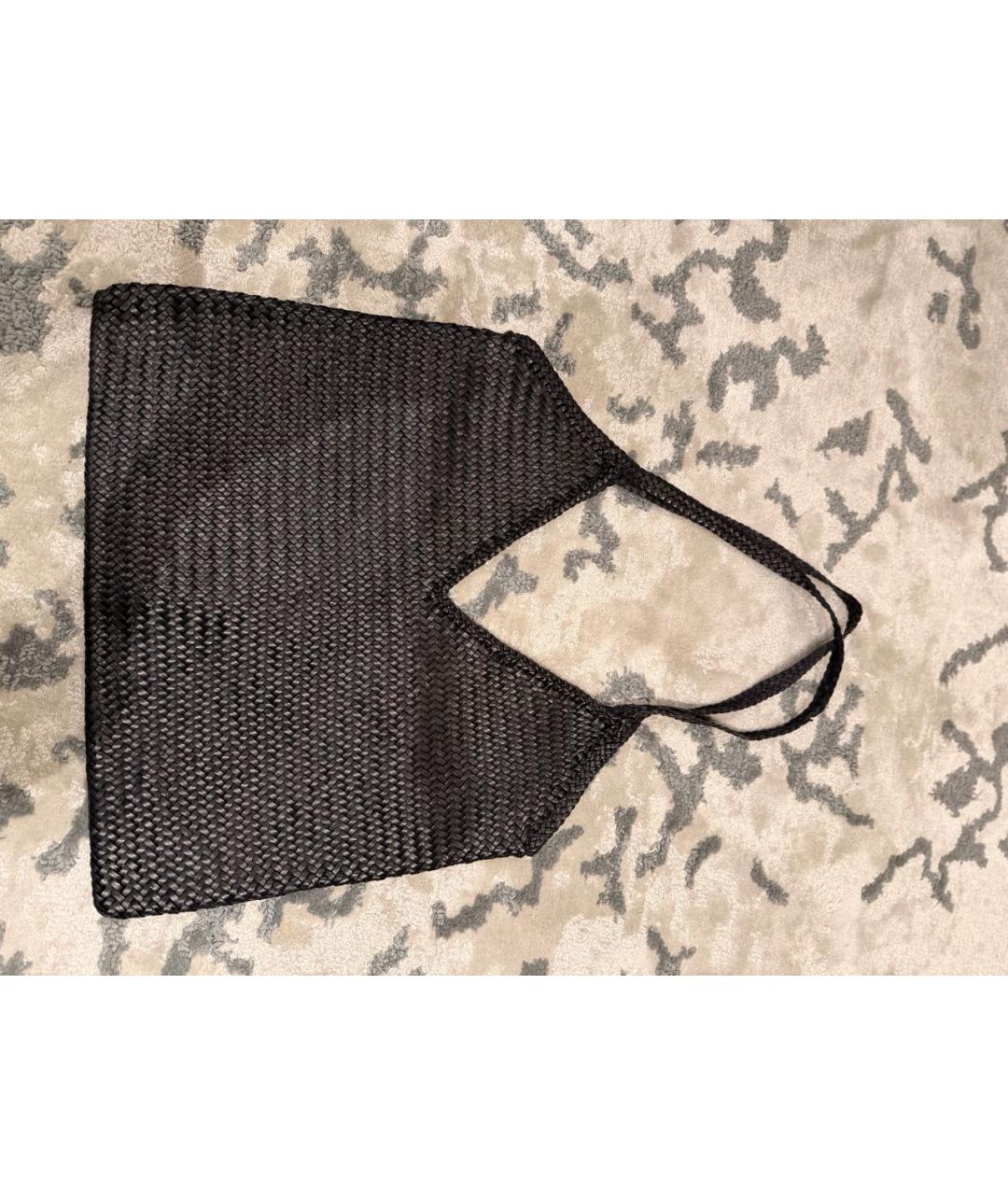 Dragon Diffusion Черная кожаная сумка тоут, фото 6