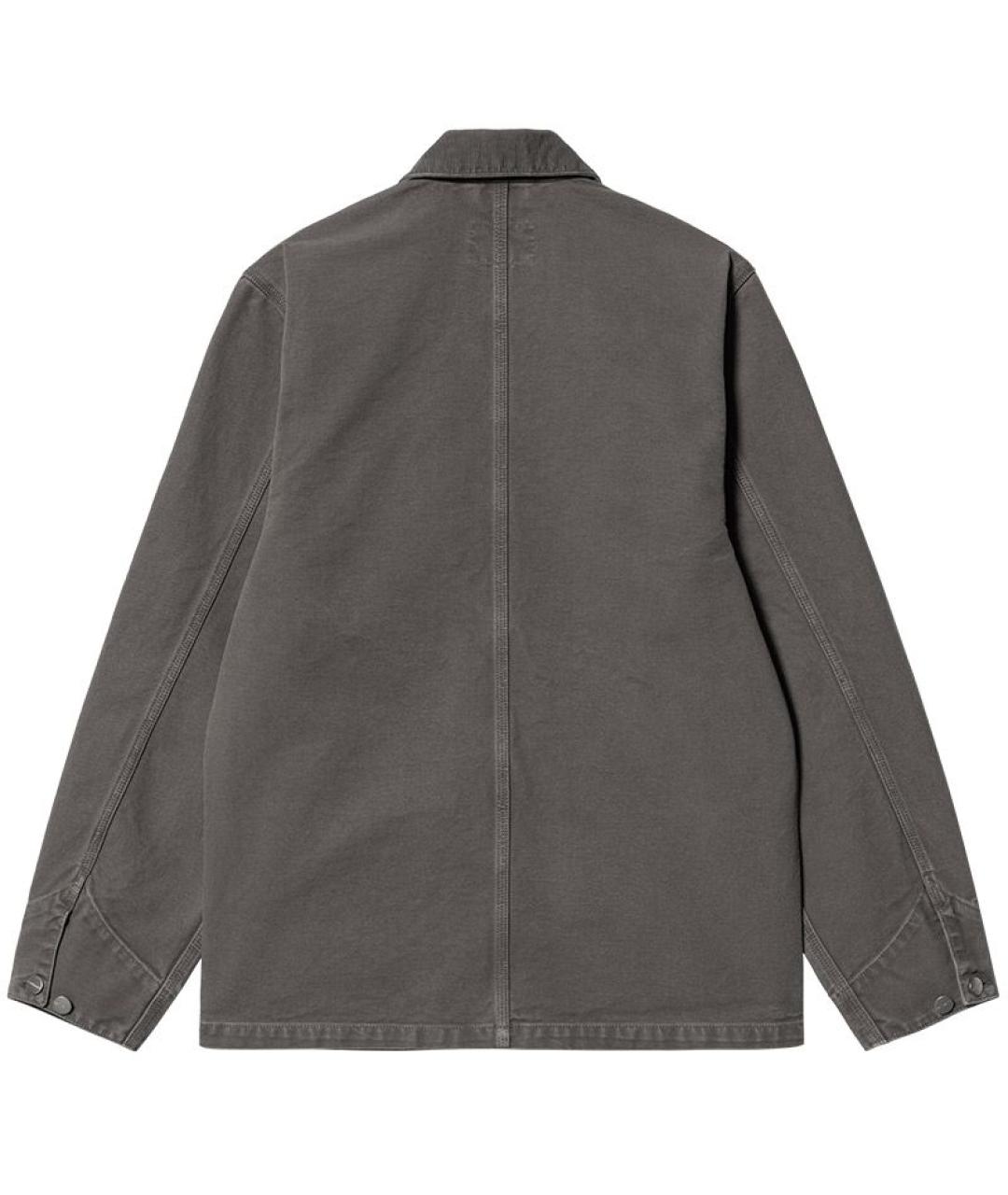 CARHARTT WIP Серая хлопковая куртка, фото 2