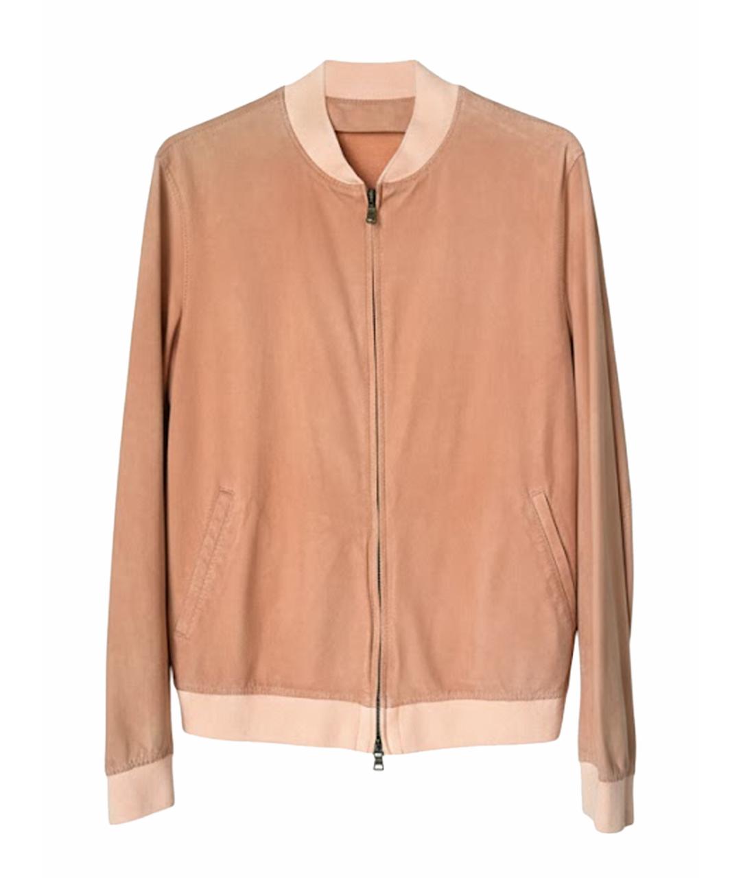 ETRO Оранжевый замшевый жакет/пиджак, фото 1