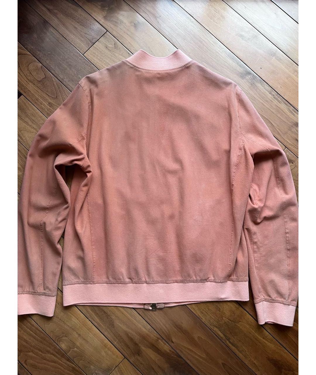 ETRO Оранжевый замшевый жакет/пиджак, фото 2