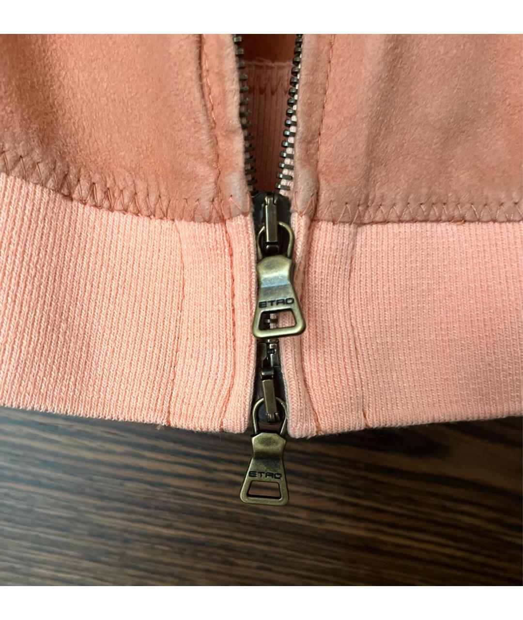 ETRO Оранжевый замшевый жакет/пиджак, фото 4