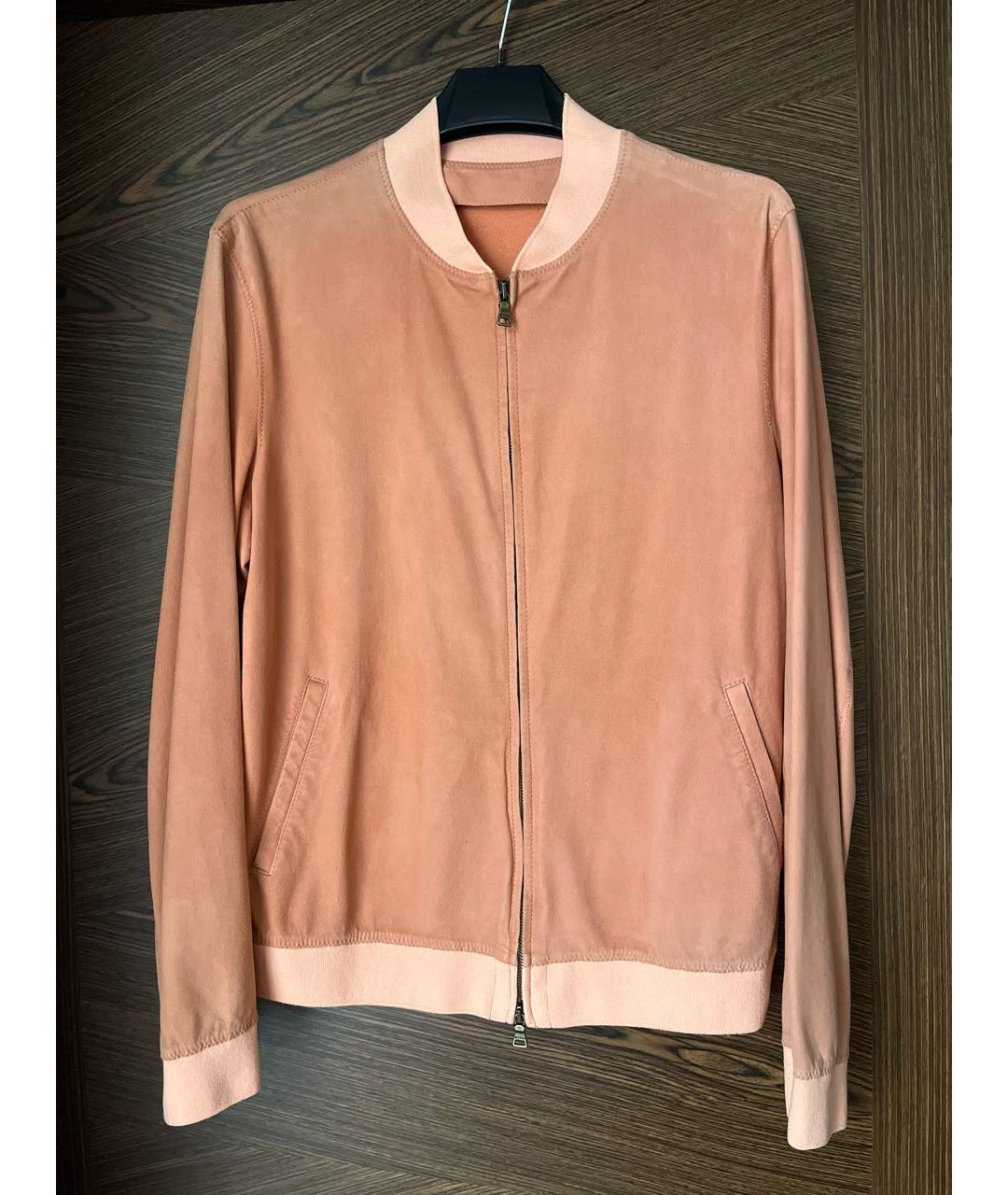 ETRO Оранжевый замшевый жакет/пиджак, фото 9