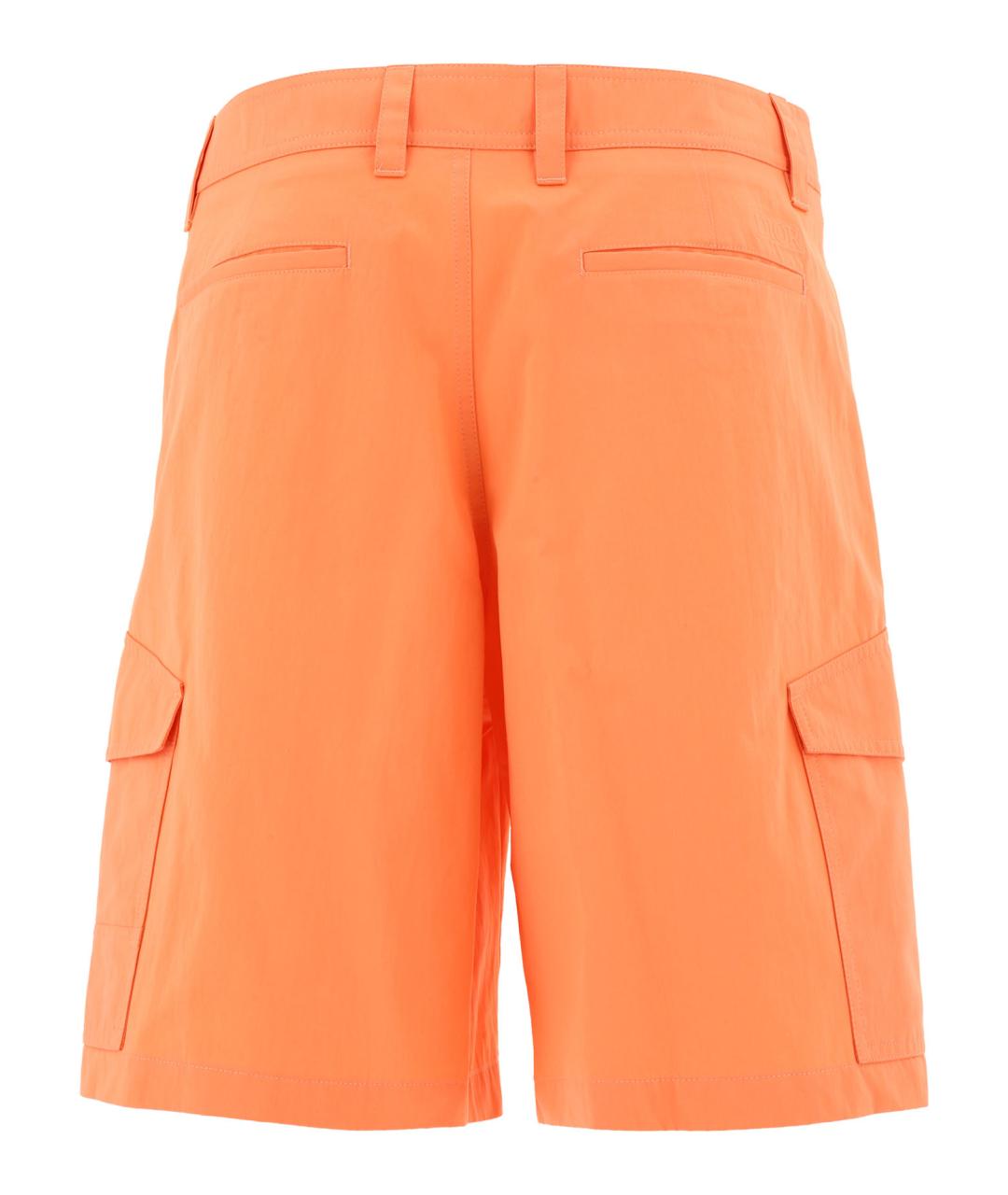 CHRISTIAN DIOR Оранжевое хлопковые шорты, фото 2