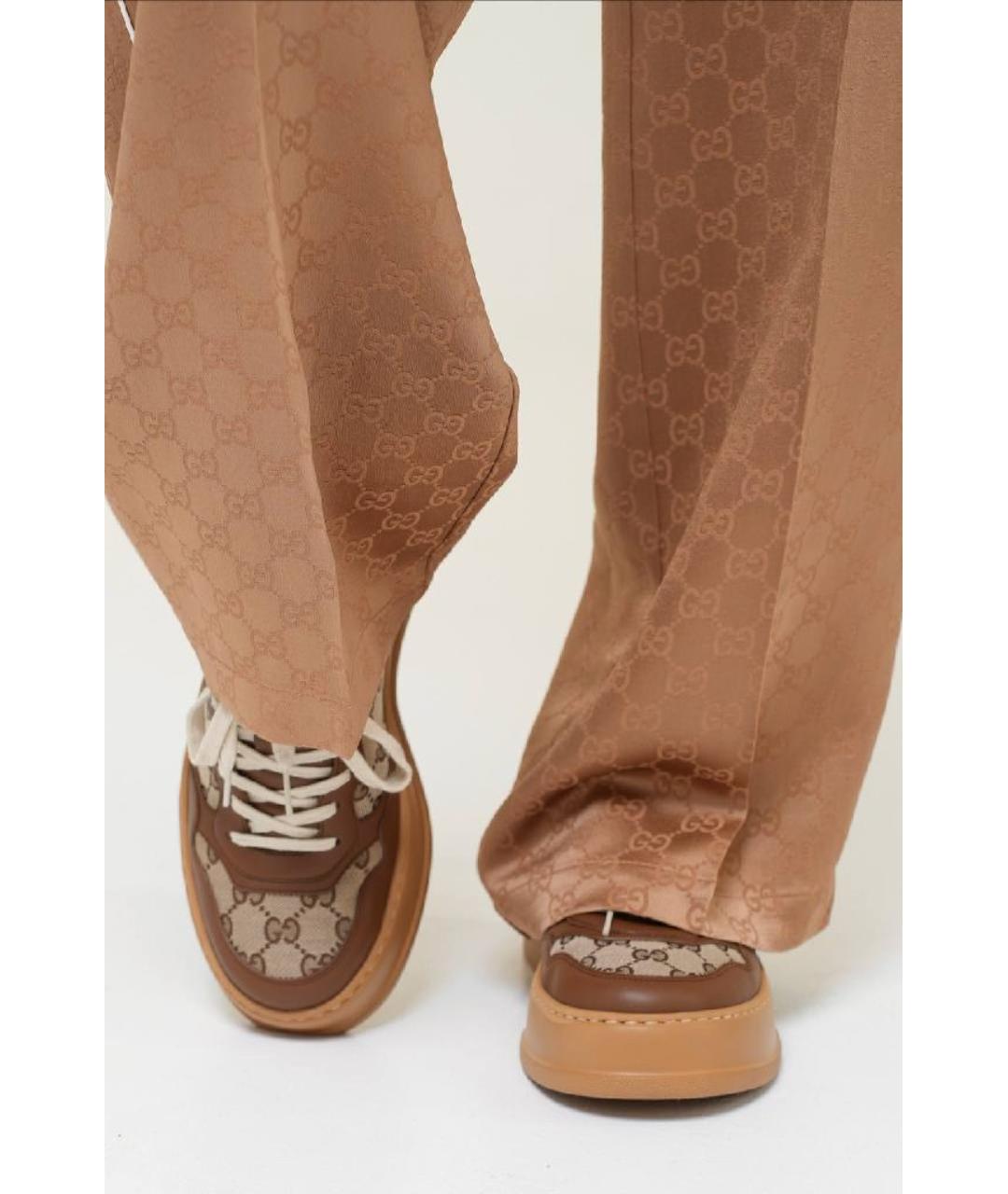 GUCCI Бежевые спортивные брюки и шорты, фото 8